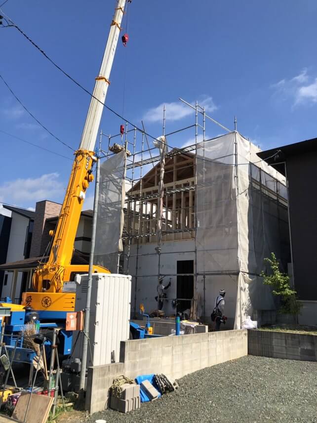 岡崎市で上棟です!おめでとうございます!
