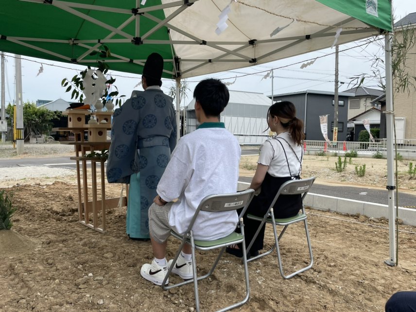 I様、地鎮祭おめでとうございます!