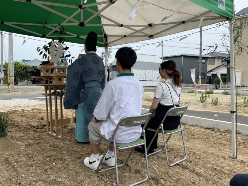 I様、地鎮祭おめでとうございます！